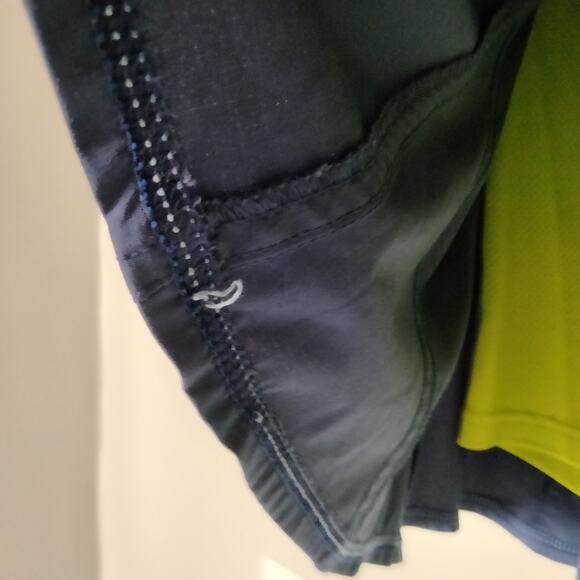 Title Nine Sz 6 Navy Blue Contrast Stitch Athletic Skort or Tennis Skirt - Picture 6 of 9